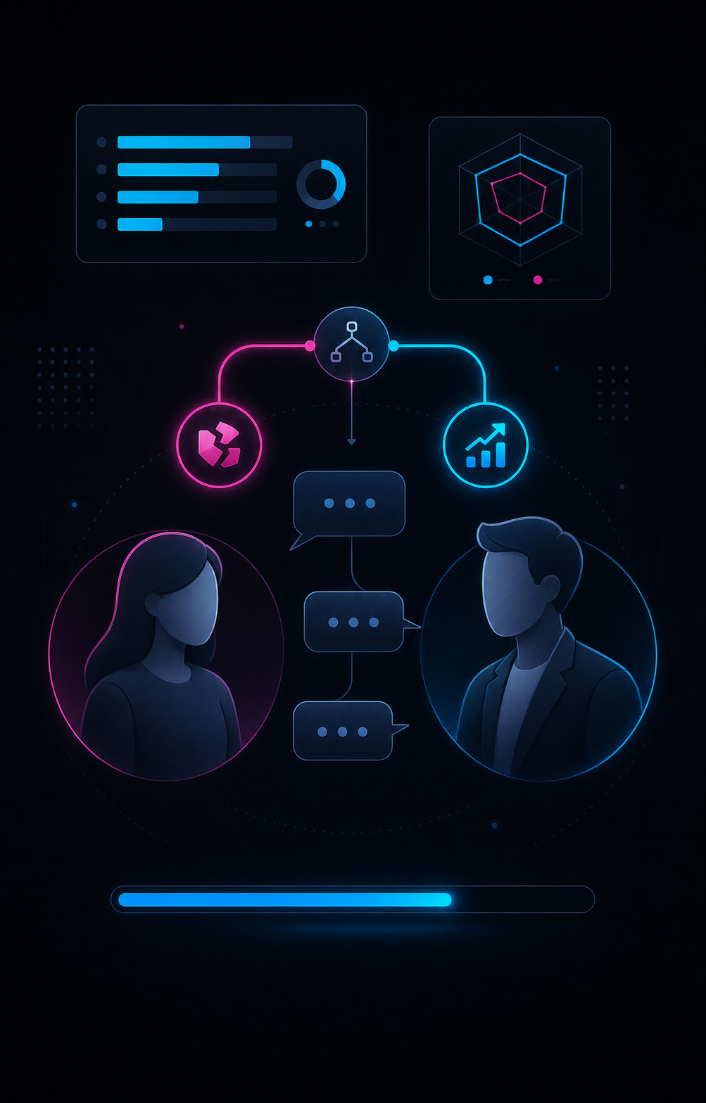 B2B SaaS enablement simulation showing competitive response framework